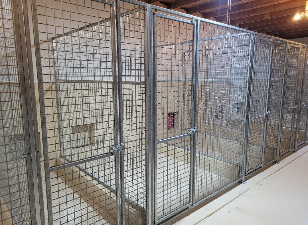 Dog kennel mesh panels best sale